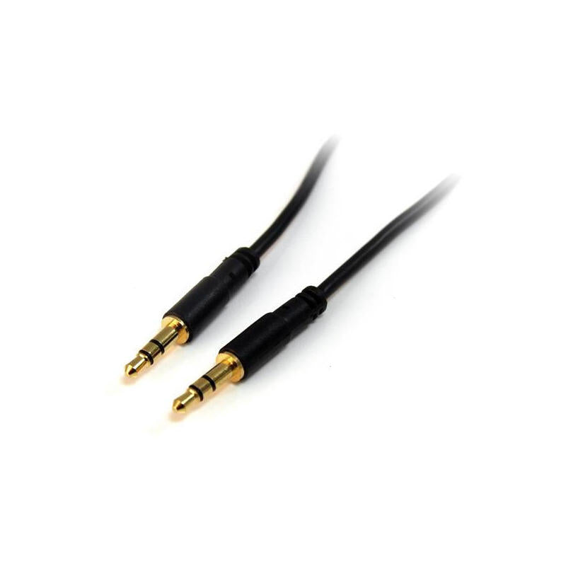 Startech.Com Cable De Audio Estéreo De 3 5mm De 1 8m Para Mp3 M/M Cable De Audio Mini-Phone Stereo 3.5 Mm Macho A Mini-Phone Stereo 3.5 Mm Macho 1.8 M Negro Para P/N: Kitbxavhdpeu Kitbxavhdpna Kitbxavhdpuk Kitbxdockpeu Kitbxdockpna Kitb