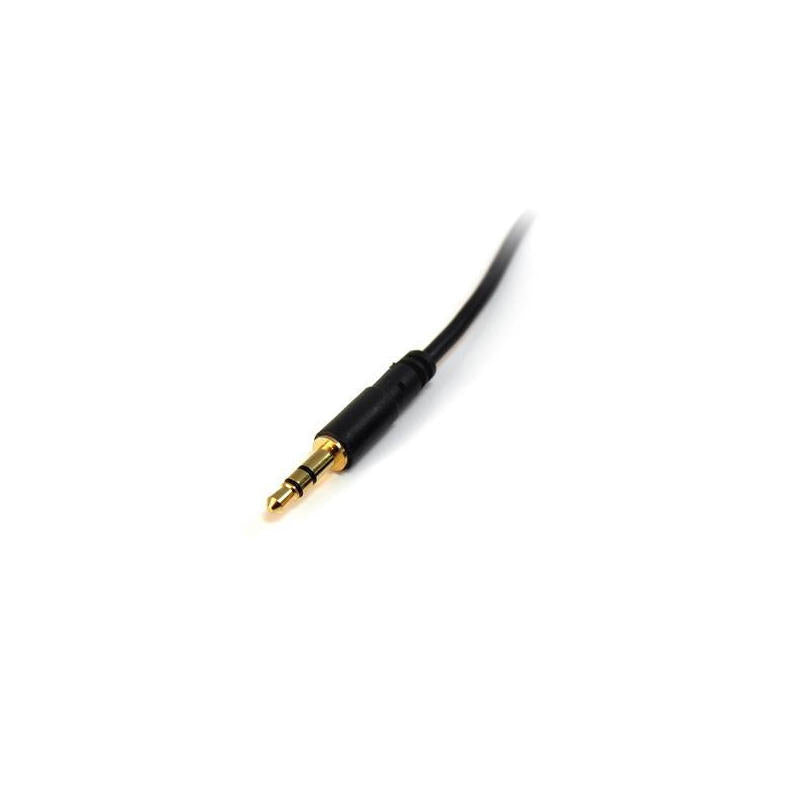 Startech.Com Cable De Audio Estéreo De 3 5mm De 1 8m Para Mp3 M/M Cable De Audio Mini-Phone Stereo 3.5 Mm Macho A Mini-Phone Stereo 3.5 Mm Macho 1.8 M Negro Para P/N: Kitbxavhdpeu Kitbxavhdpna Kitbxavhdpuk Kitbxdockpeu Kitbxdockpna Kitb