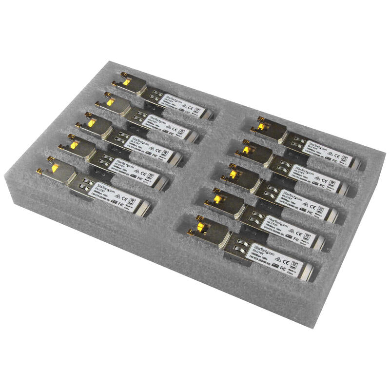 Startech.Com Modulo Transceptor Sfp Compatible Con Cisco Glc-T - 1000base-T - Paquete De 10 Garantia Lifetime