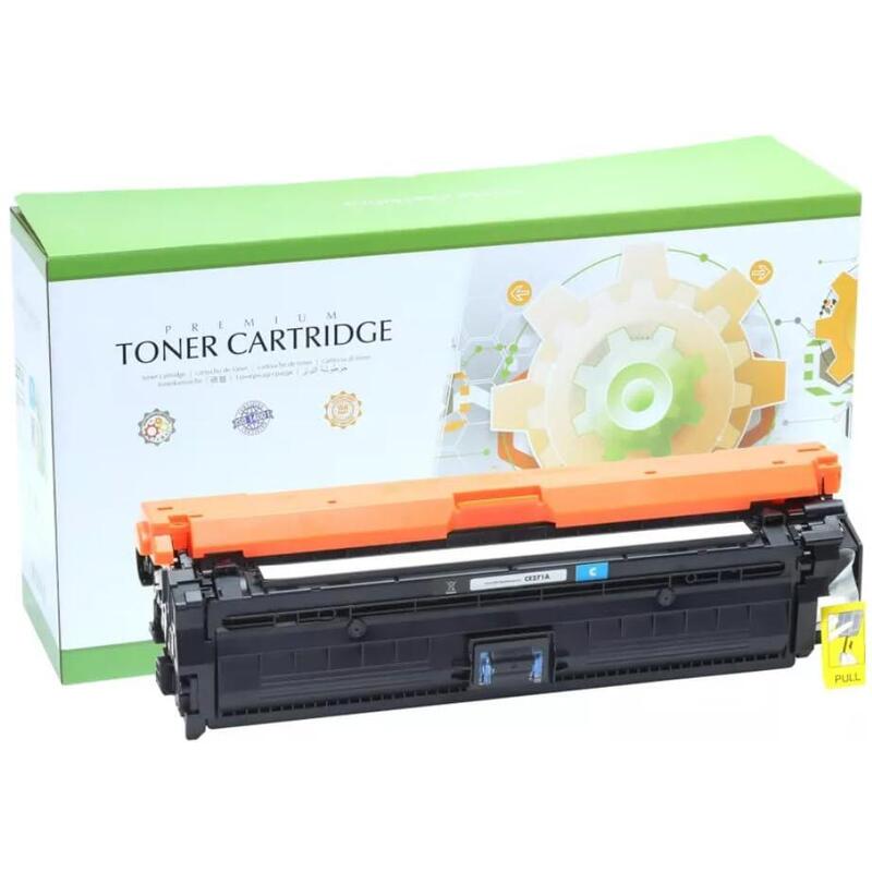 Static Toner Cartridge Compatible With Hp Ce271a Ce341a Ce741a Cyan Remanufacturojo 7.500 Pages