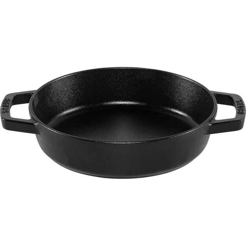 Staub Bratpfanne Mit 2 Griffen 20 Cm Seidenmattschwarz