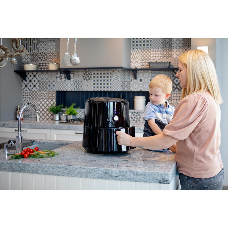 Steba Hf 5000 Xl Freidora De Aire Caliente 5,2 L Sencillo Negro Independiente 1800 W