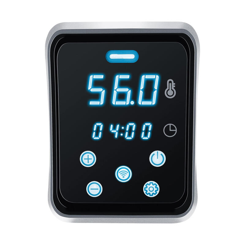 Steba Sous-Vide Garer Stab Sv 80 Wifi Acero Inoxidable/Antracita, 800 Vatios, Wlan 05-18-00