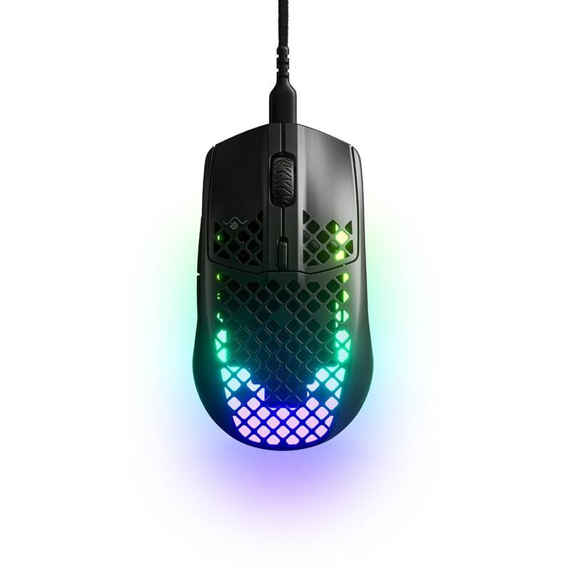 Steelseries Aerox 3 Usb-C - Ratón Óptico Para Juegos De 8500 Cpi - Reacondicionado (Onyx)