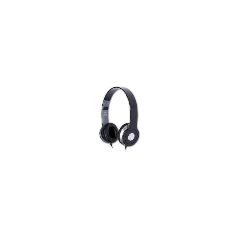Stereofoniczne Auriculares Con Micrófono City Black
