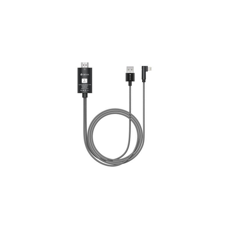 Storm Series Hdmi Cable (Hdmi To Lightning) Black