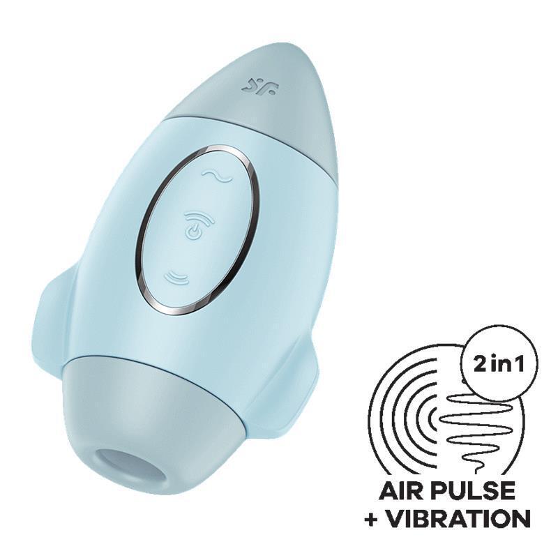 Succionador Y Vibrador  Mission Control  Azul