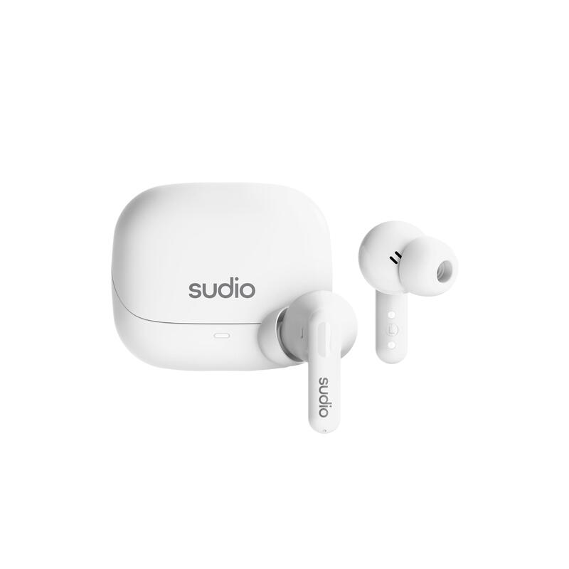 Sudio C8 True Wireless Earbuds, White