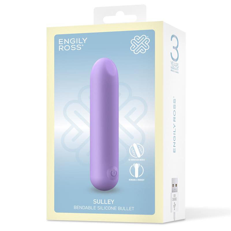 Sulley Bala Vibradora Silicona Líquida Unibody Flexible Usb