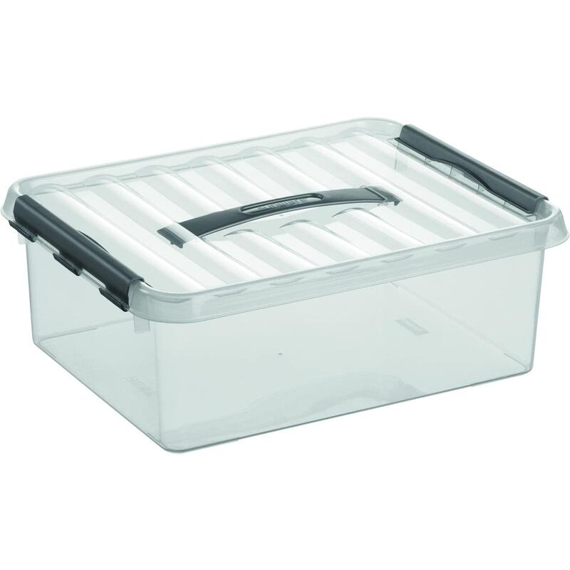 Sunware® Caja De Almacenamiento Q-Line 12,0 L - 40,0 X 30,0 X 14,0 Cm Transparente