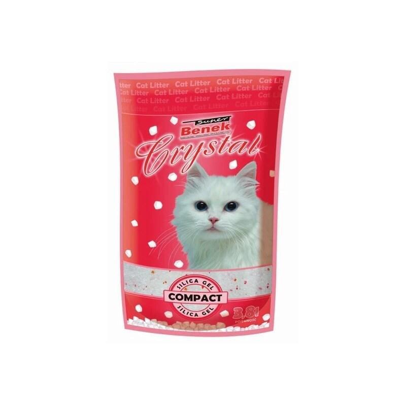 Super Benek Crystal Compact  - Arena Para Gatos - 3,8 L
