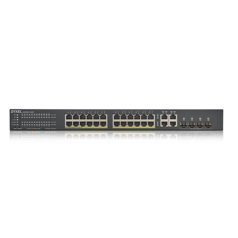 Switch 24 Ptos Zyxel Gs192024hpv2-Eu0101f  24xgigabit Poe 375w+4xrj45-Sfp/Smart L2/Qos Gs192024hpv2-Eu0101f
