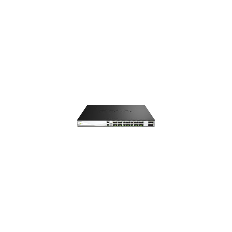 Switch Gestionable L3 D-Link Stackable Dxs-3130-28p Switch Multigigabit L3 24px10g + 4px10/25g Sfp28