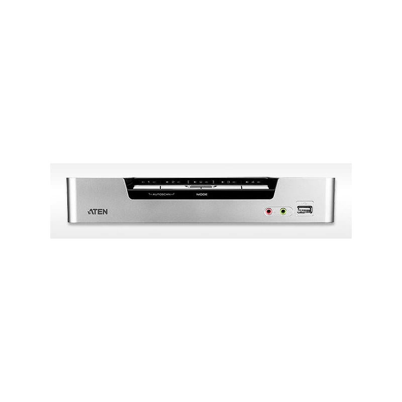 Switch Kvmp, Aten, 4 Faz, Cs1794, Hdmi, Usb 2.0, Audio