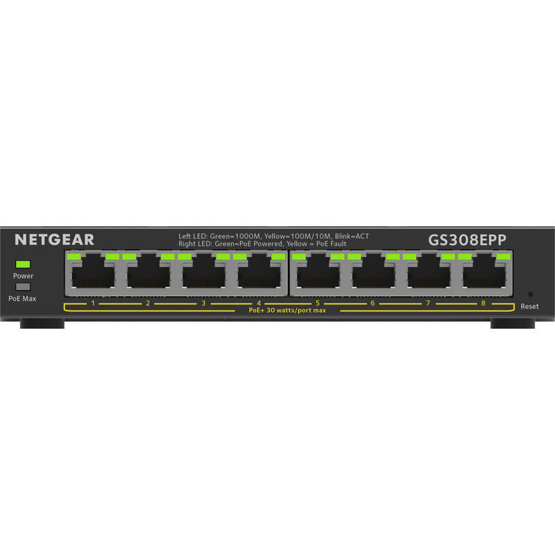 Switch Netgear 8x Ge Gs308epp-100pes