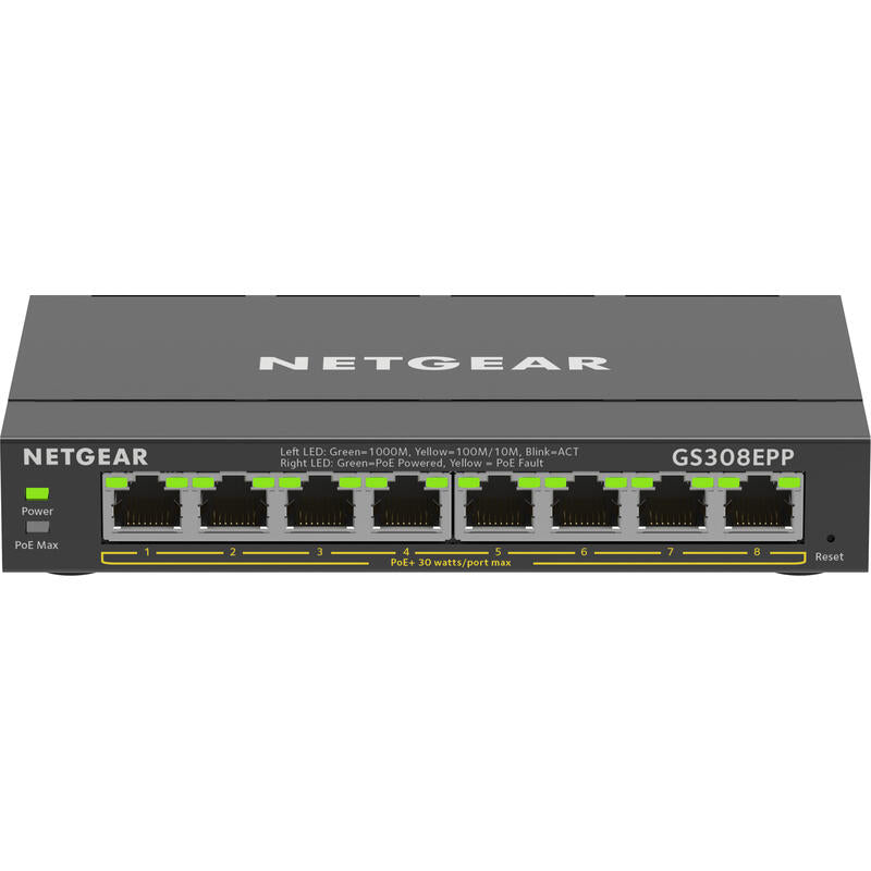 Switch Netgear 8x Ge Gs308epp-100pes
