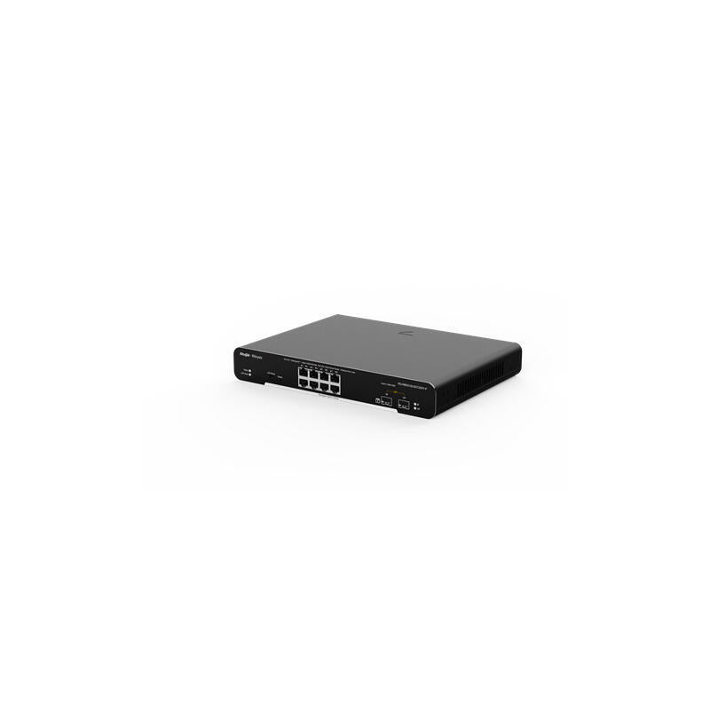Switch  Reyee 8-Port Gigabit L2 Managed Poe  8 Gigabit Rj45 Poe/Poe+ Ports,2 Sfp Slots,125w Poe Powe
