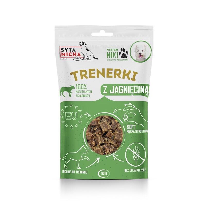 Syta Micha Entrenadores Con Cordero Para Perros - Golosina Para Perros - 80 G