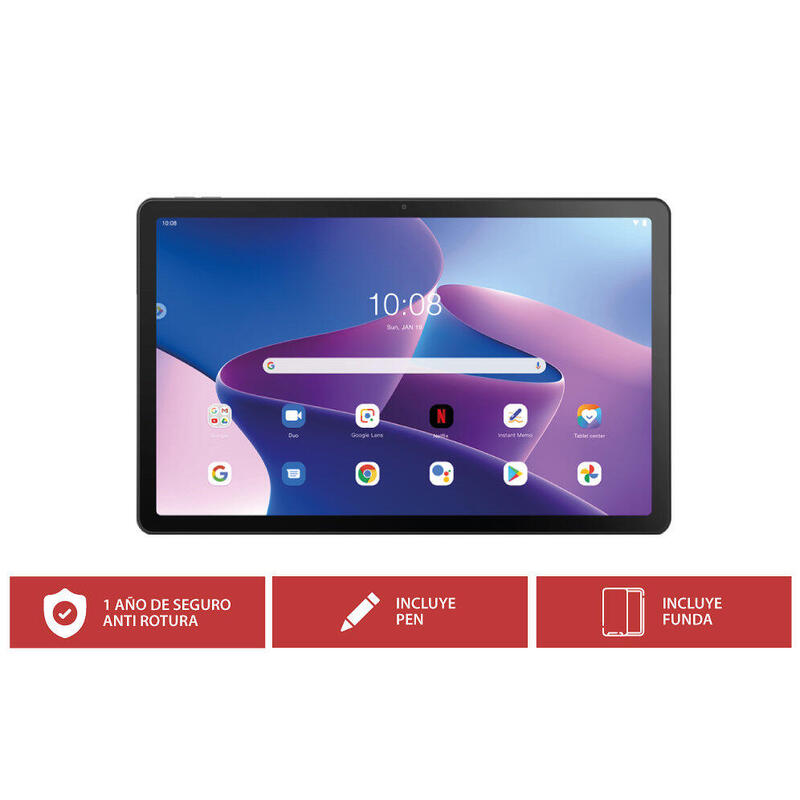 Tablet Lenovo M10 Plus  3nd 4g 128gb 10,6" 2k Funda Pen Y Seguro