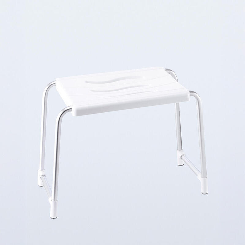 Taburete De Baño, Blanco, 50 X 24 Cm