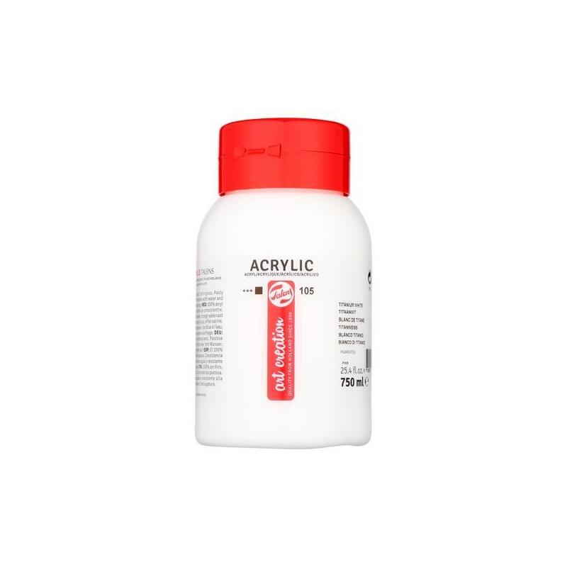 Talens Art Creation Colores Acrílico Bote 750ml Blanco De Titanio