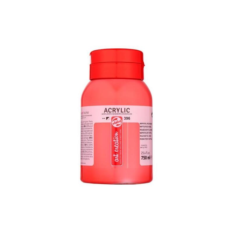 Talens Art Creation Colores Acrílico Bote 750ml Color 396 Rojo Naftol Medio
