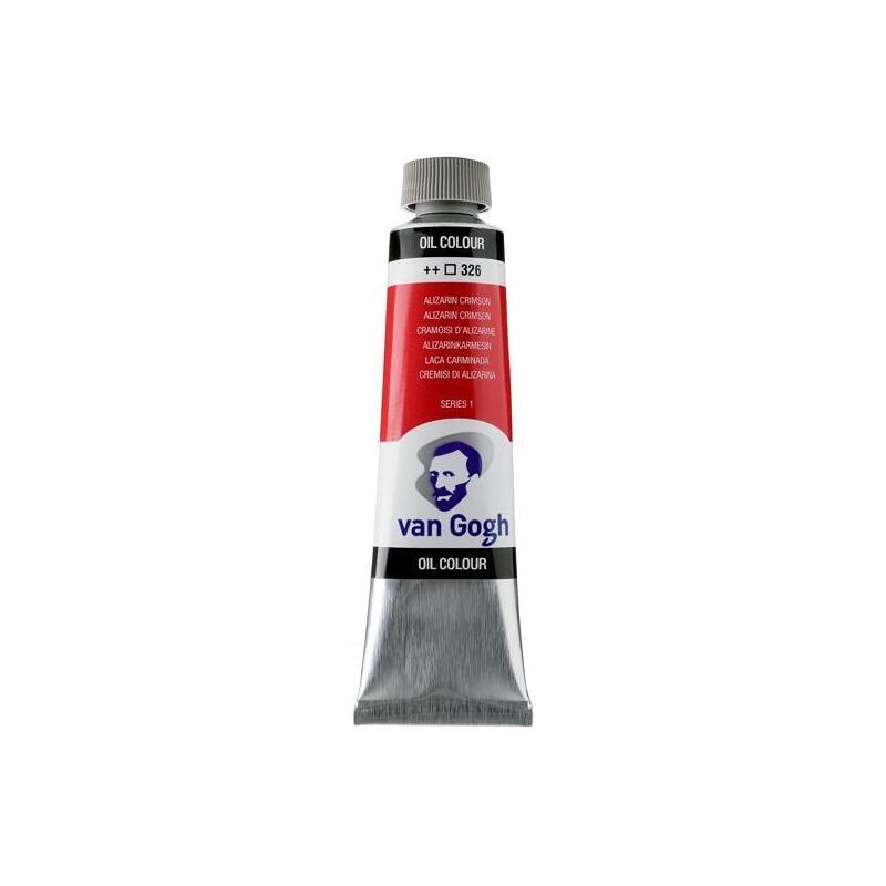 Talens Van Gogh Tubo De 40ml Pintura Al Óleo Laca Carminada 326 Transparente