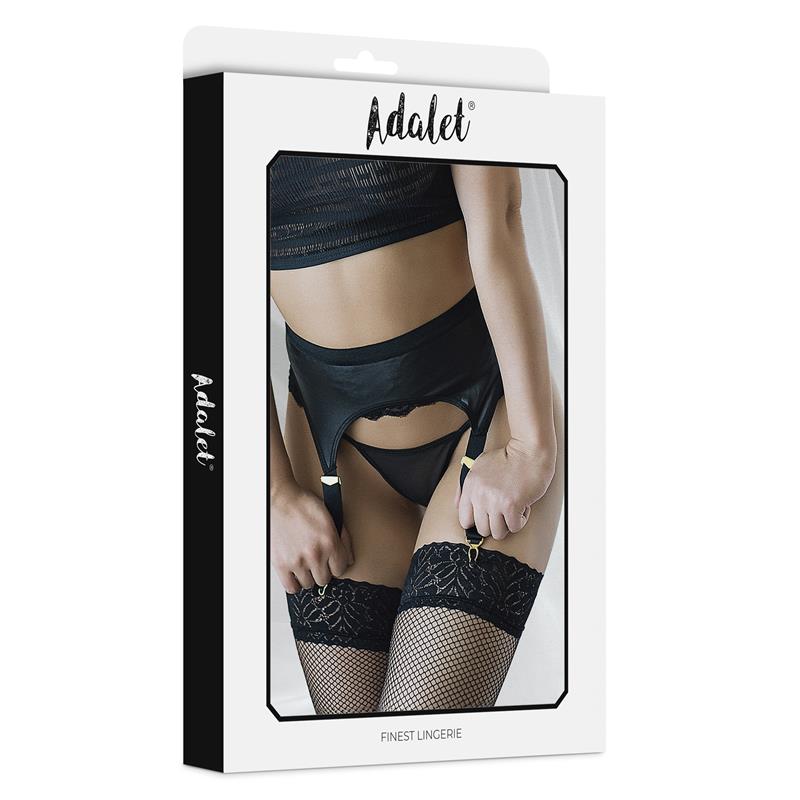 Talia Set De Liguero Y Tanga Talla (Interno):S/M