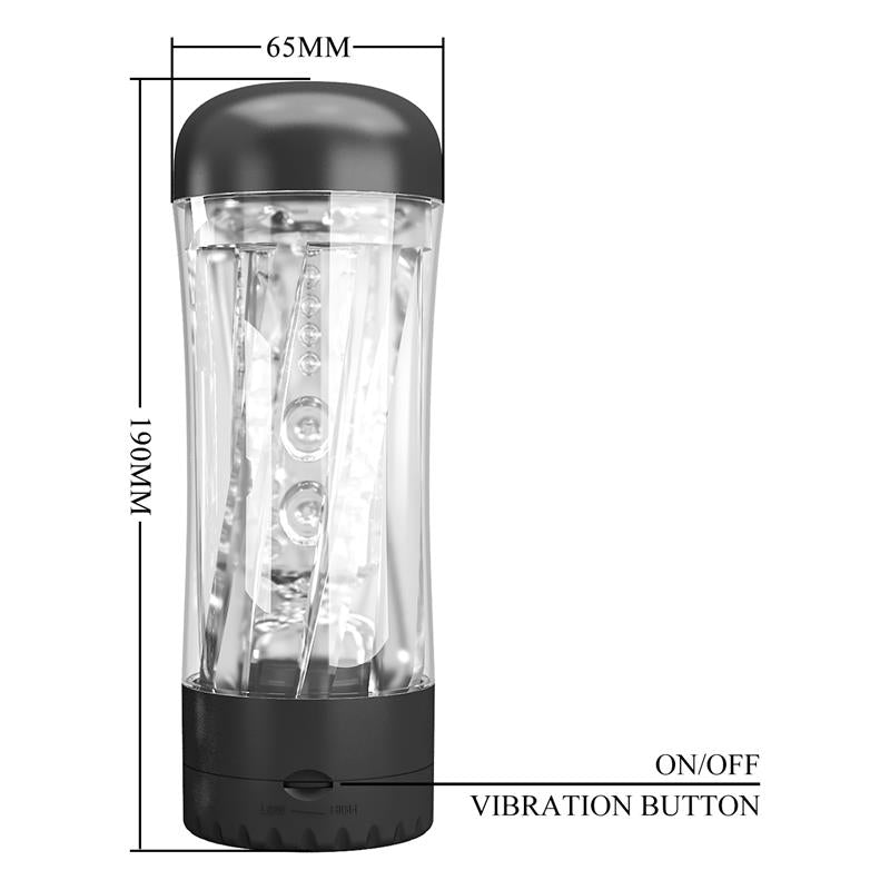Pretty Love - Tamara Masturbador Masculino Vibrador Multivelocidad Negro