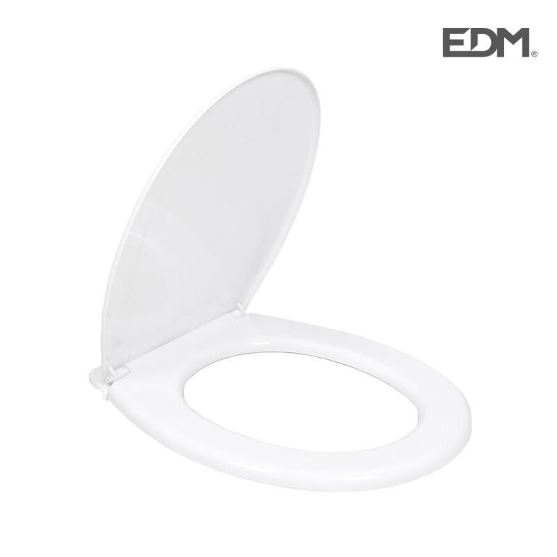 Tapa Wc Basic Blanca 600g Con Tornillos Edm