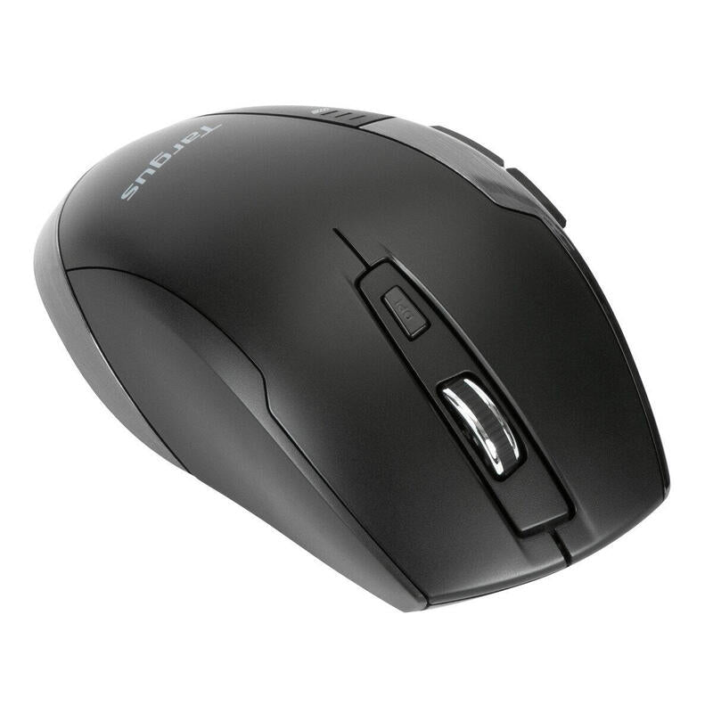 Targus Mouse Wireless Ergonomic Bl. Antimicrobial,Blue Trace,1600dpi