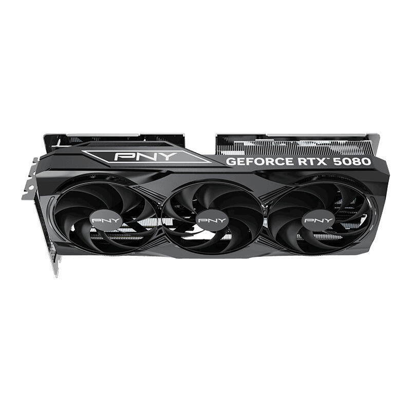 Tarjeta Grafica  Vga Pny Geforce Rtx 5080 Oc 16gb Ddr7 3xdp 1xhdmi Reloj 2300mhz Cuda 10752 256bit 360w