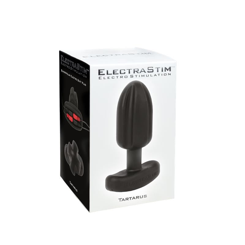 Electrastim - Tartarus Plug Anal Silicona Quadripolar Negro