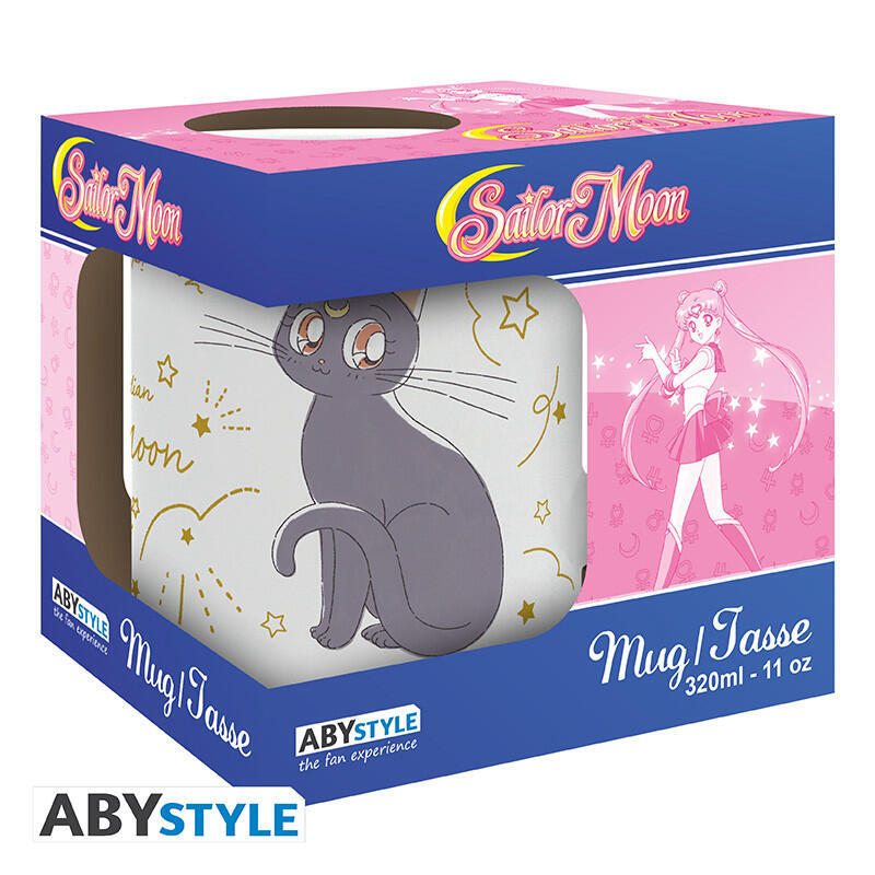 Taza Abystyle Sailor Moon Luna Luna & Artemis Cats
