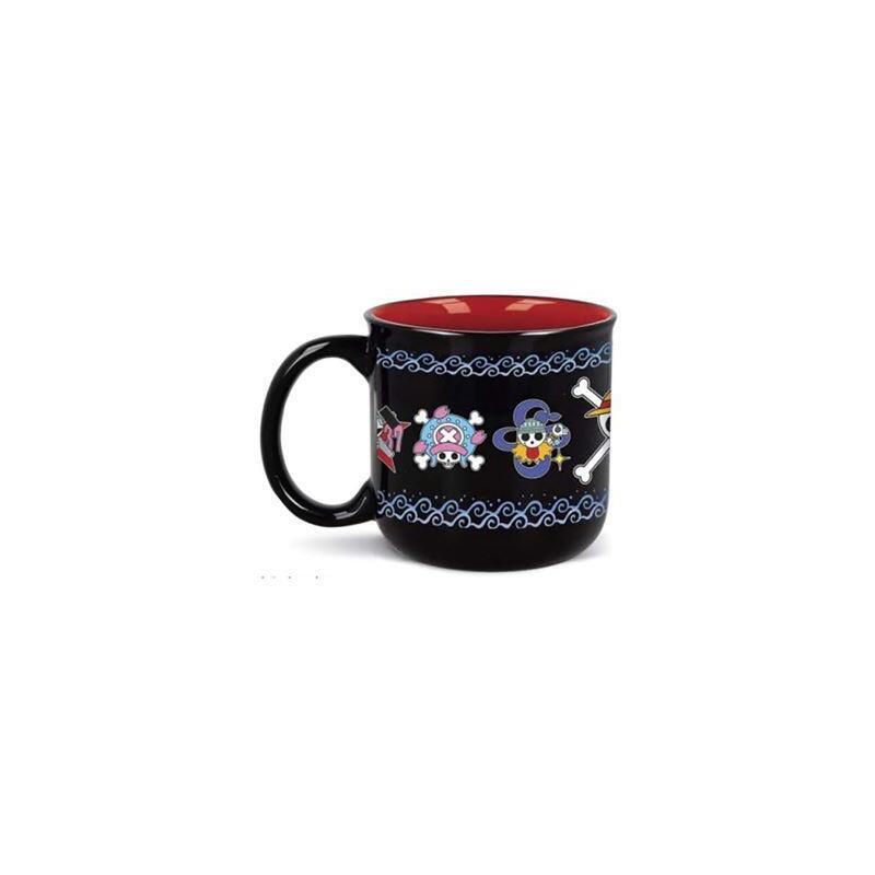 Taza Ceramica Desayuno.400ml One Piece Mug Case Jolly Roger