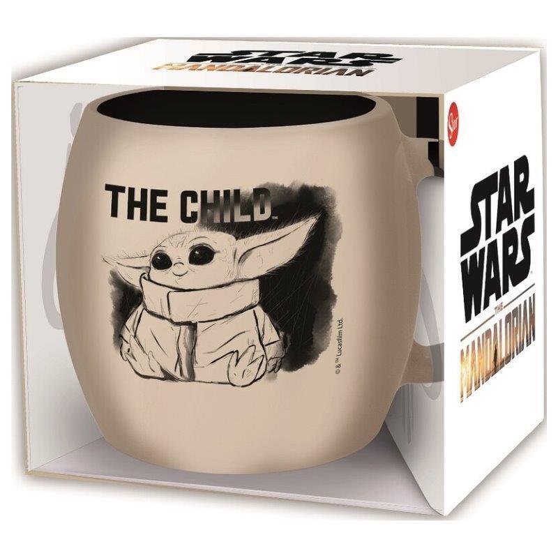 Taza Cerámica Globe 380ml. Child Mandalorian