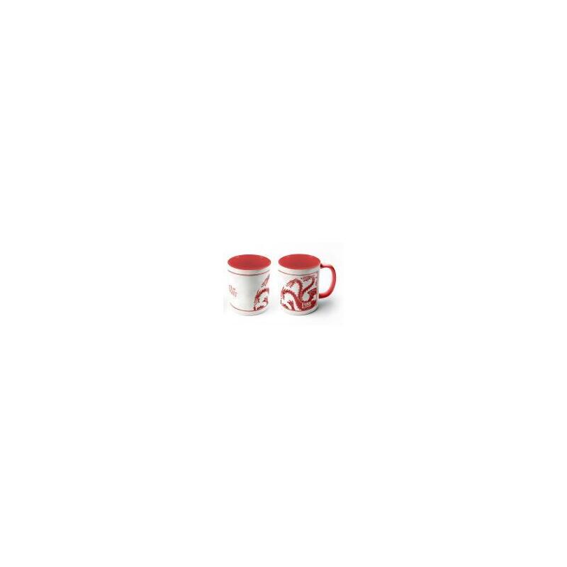 Taza Coloured Inner Red Game Of Thrones 320ml