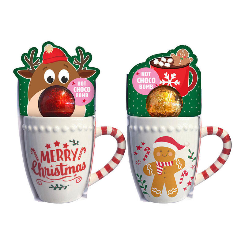 Taza Con Asa De Bastón De Caramelo, Modelos Surtidos