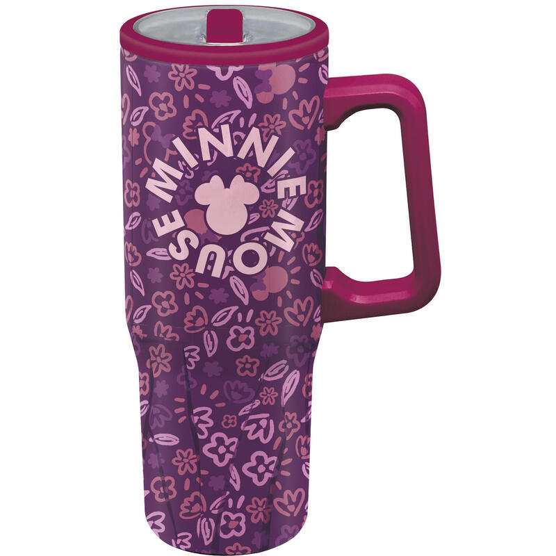 Taza Cool Sipper Xl Acero Inoxidable 905 Ml Minnie Mouse Cherrylicious