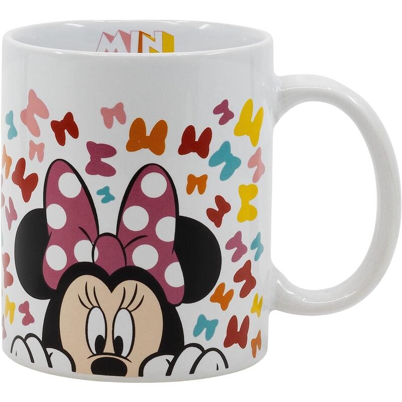Taza De Cerámica De 325 Ml En Caja Regalo De Minnie Mouse