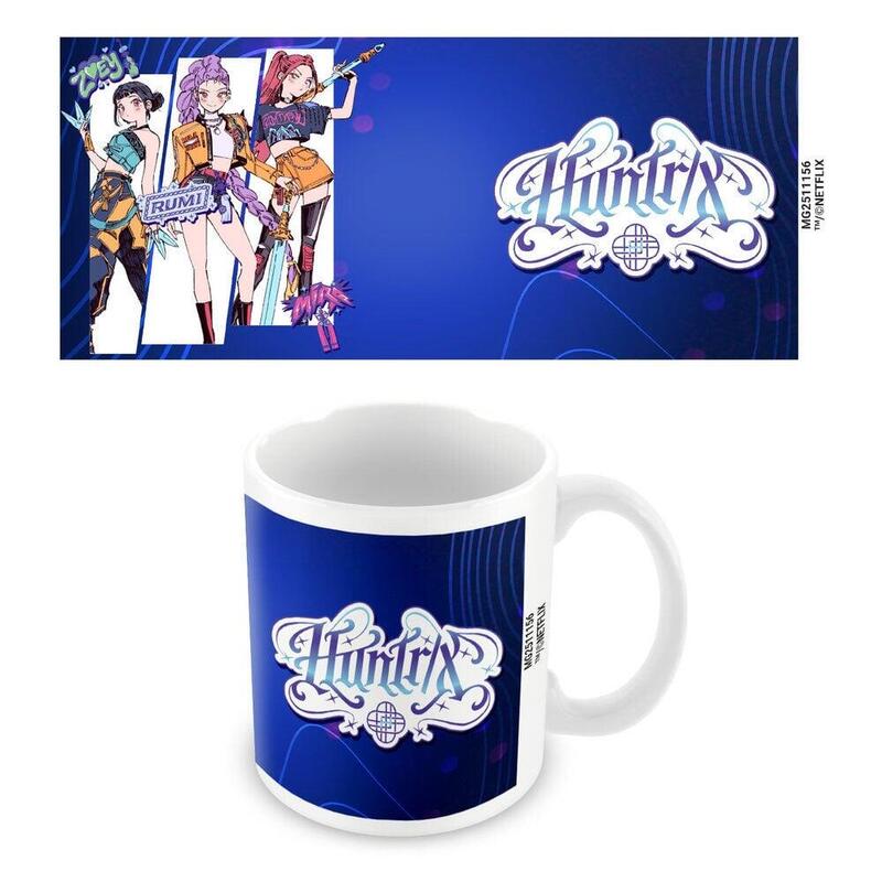 Taza Logo Huntrix Kpop Demon Hunters 325ml