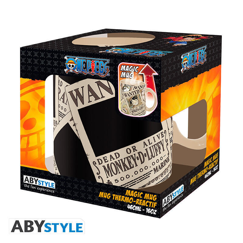 Taza Termosensible Abystyle One Piece Wanted