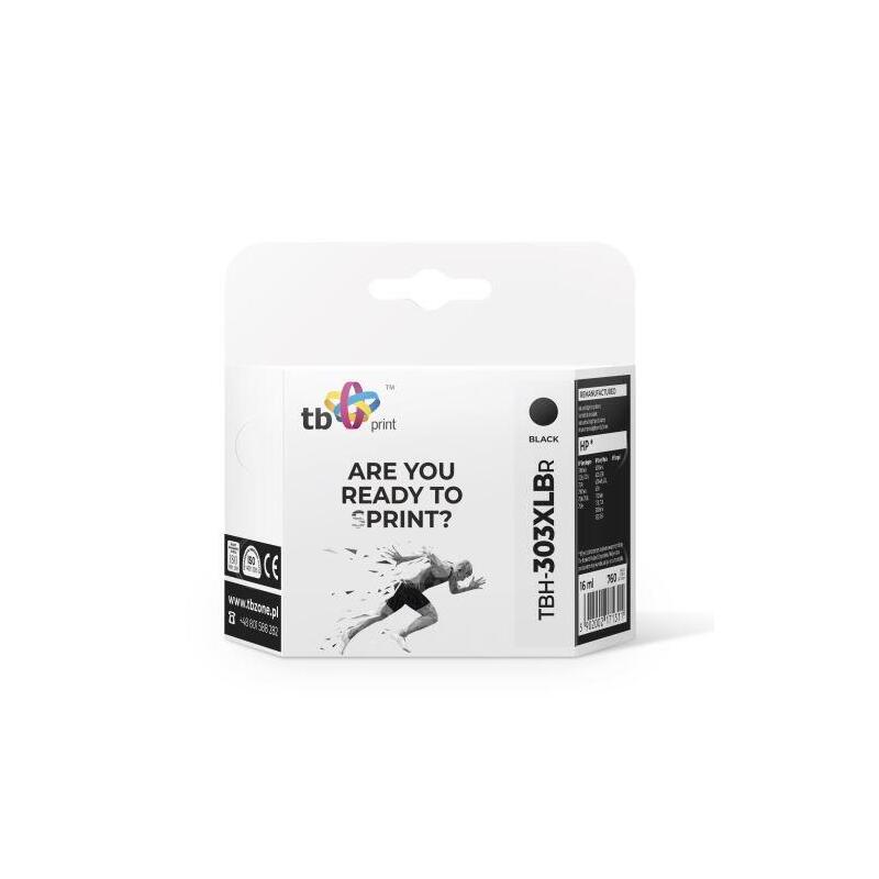 Tb Tinta Para Hp Envy 6200 Tbh-303xlbr Bk Rem