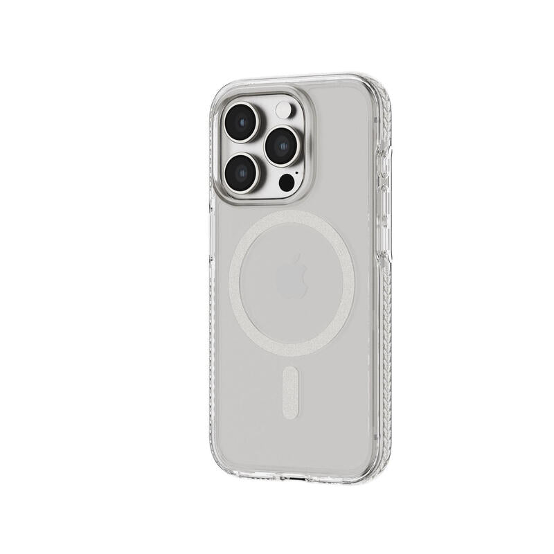 Tech21 Evocrystal Case Magsafe For Iphone 15 Pro White Titanium
