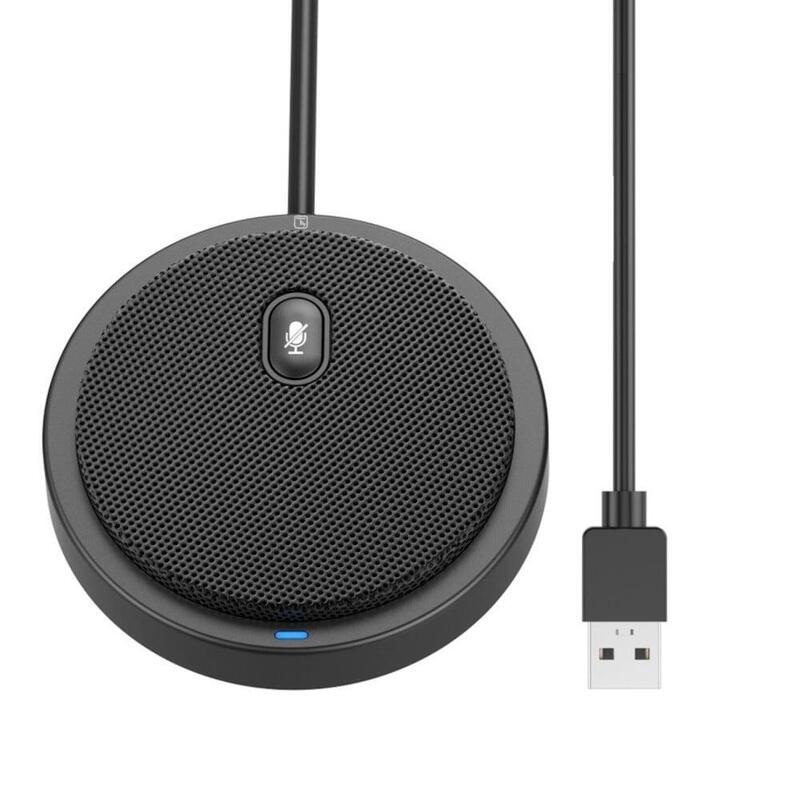 Techly Micrófono De Conferencia Usb Omnidireccional Con Botón De Silencio