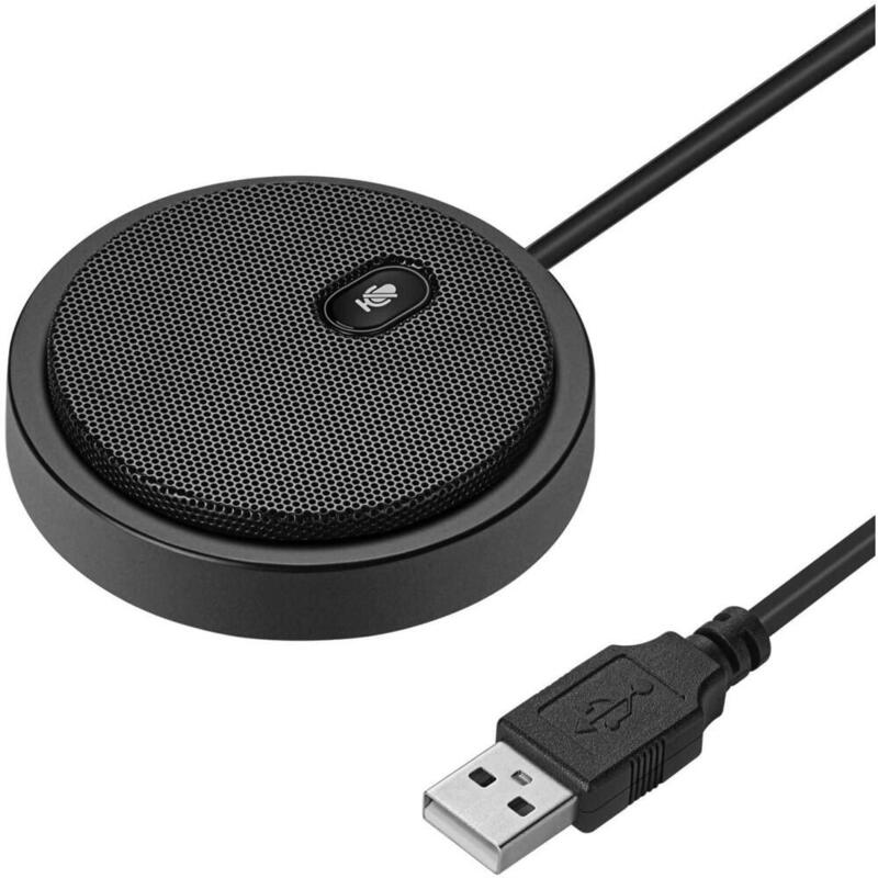 Techly Micrófono De Conferencia Usb Omnidireccional Con Botón De Silencio