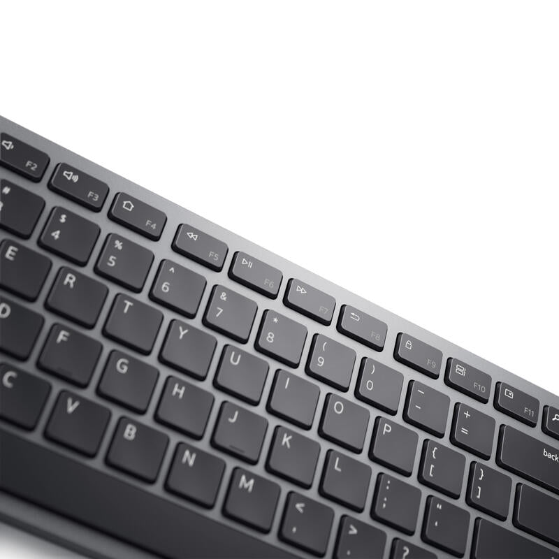 Teclado Alemán Dell Kb700 Bluetooth Qwertz Gris