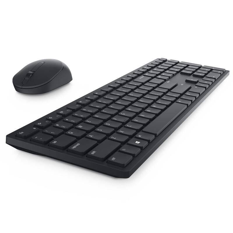 Teclado Alemán + Ratón Dell Km5221w Rf Inalámbrico Qwertz Negro
