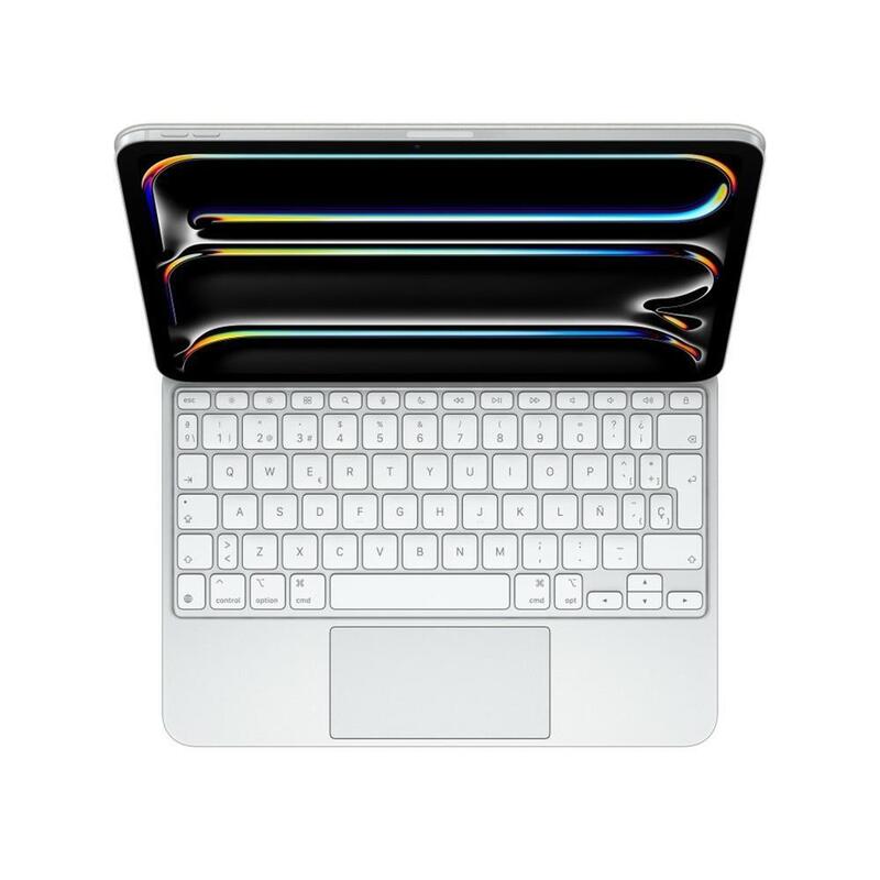 Teclado Apple Magic Keyboard Para Ipad Pro 11 " M4 Inalambrico Blanco Reacondicioando