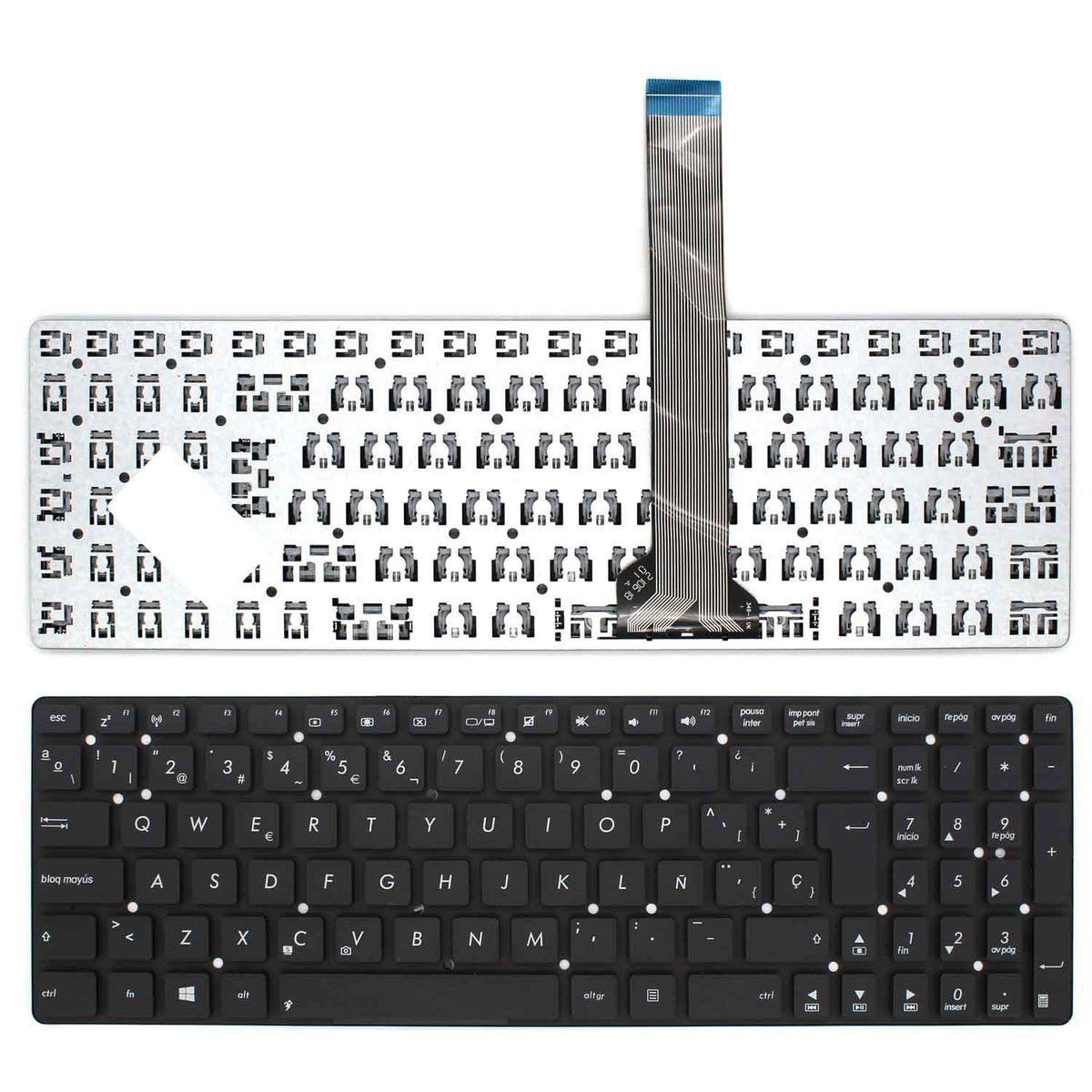 Teclado Para Portátil Asus K55 K55V K55Xi K55A K55De K55Dr K55Vd K55Vj K55Vm K55Vs